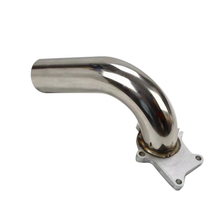 Dynofit T3/T4 T04E Turbo Downpipe 2.5" Stainless Exhaust Dump Pipe with 5-Bolt Flange and Gasket