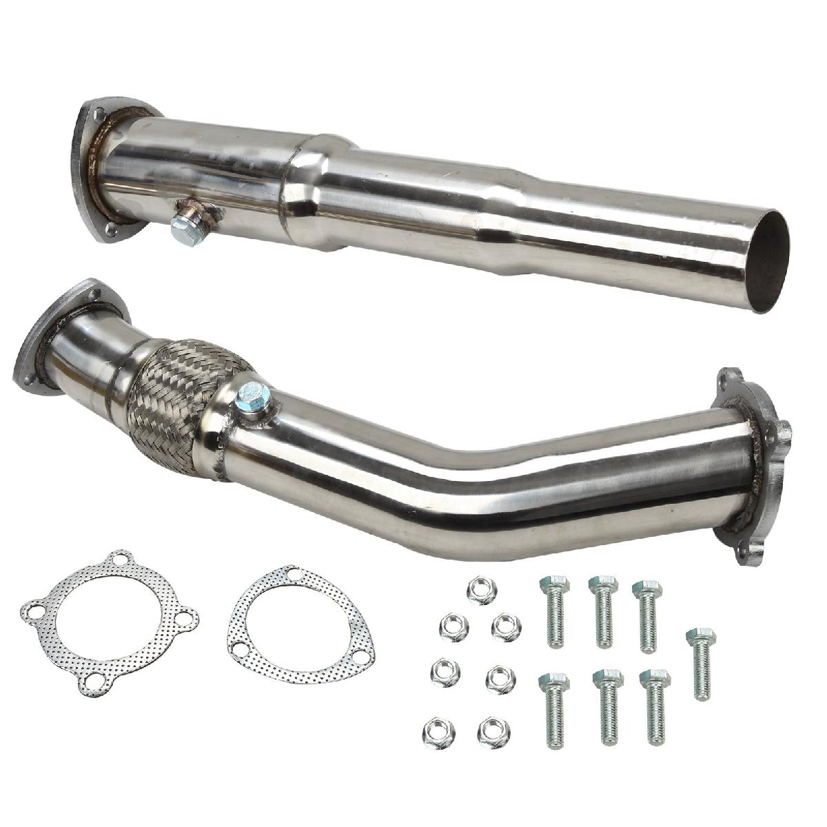 Dynofit 3" Turbo Downpipe Exhaust for 1999–2004 VW Golf Jetta Beetle 1.8T with Gaskets and Bolts