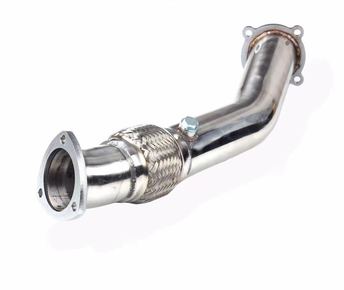 Dynofit 3" Turbo Downpipe Exhaust for 1999–2004 VW Golf Jetta Beetle 1.8T with Gaskets and Bolts