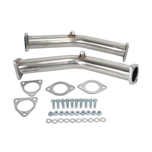 Dynofit Downpipe Exhaust Test Pipes for 2003–2007 Nissan 350Z / Infiniti G35 VQ35DE with Gaskets and Bolts