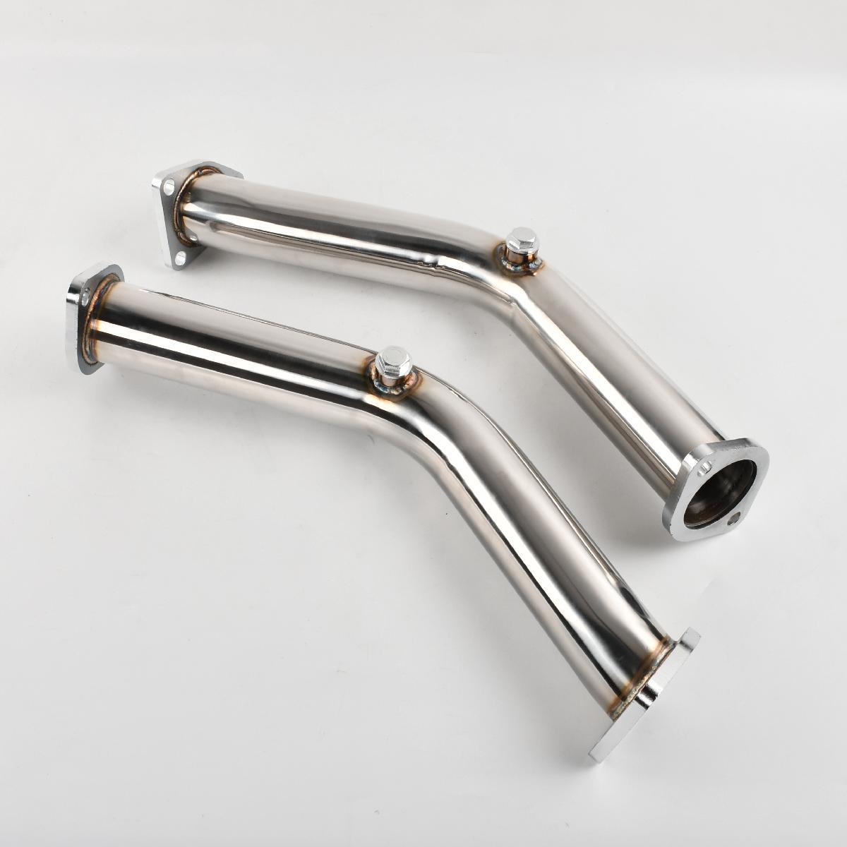 Dynofit Downpipe Exhaust Test Pipes for 2003–2007 Nissan 350Z / Infiniti G35 VQ35DE with Gaskets and Bolts