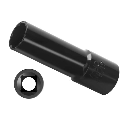 Dynofit 6 Point Spline Lug Nuts Key for Wrench with 1/2" Imperial Square Socket Drive