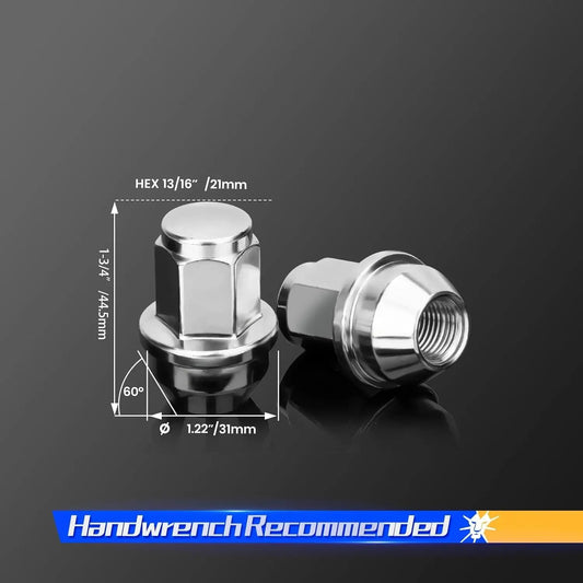 Dynofit 24PCS M14x1.5 Lug Nuts for 2015-2019 Expedition F-150 Size