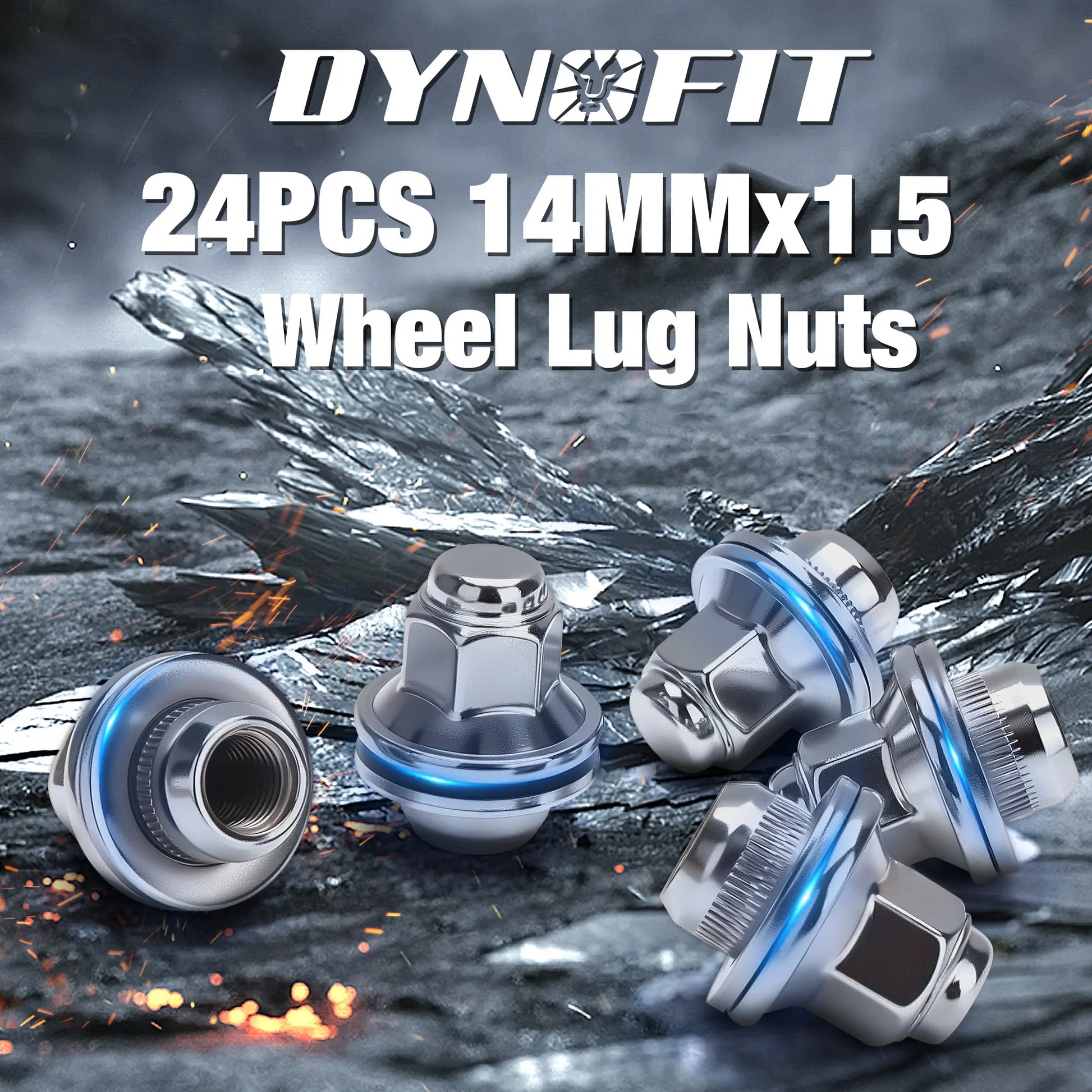 24PCS M14x1.5 Wheel Lug Nuts for Toyota and Lexus OEM 90942-A1007/01121