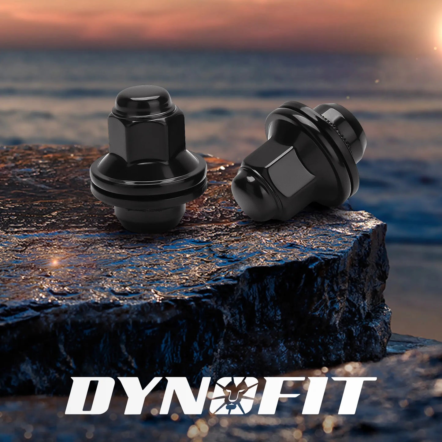 Dynofit 24PCS M14x1.5 Black Wheel Lug Nuts for Toyota and Lexus OEM 90942-A1007/01121