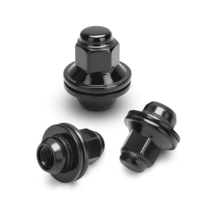 Dynofit 24PCS M14x1.5 Black Wheel Lug Nuts for Toyota and Lexus OEM 90942-A1007/01121