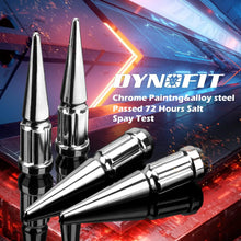 Dynofit 4PCS M12x1.5 Wheel Spike Lug Nuts Compatible with Acura Honda Chevy