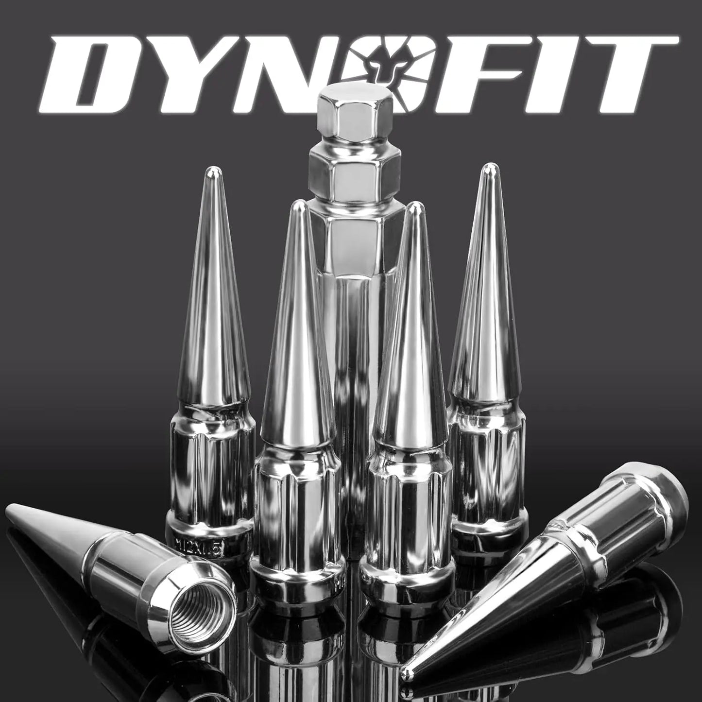 Dynofit 4PCS M12x1.5 Wheel Spike Lug Nuts Compatible with Acura Honda
