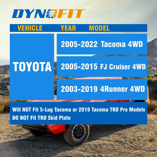 Dyofit Differential Drop Kit for Toyota Tacoma 4Runner Fj Cruiser 4WD Fitment