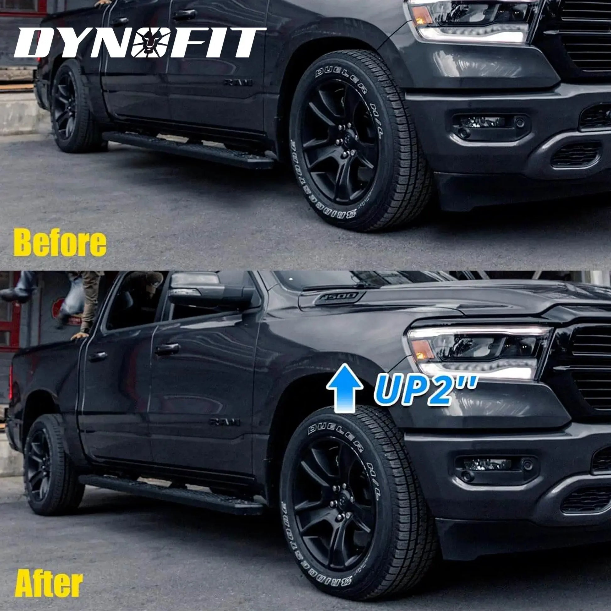 Dynofit 2" Front Leveling Lift Kit for 2006-2025 Dodge Ram 1500 2005-2010 Dakota UP 2"