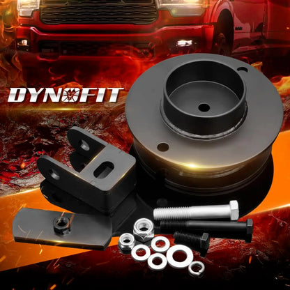 Dynofit 2" Front Leveling Lift Kit and Shock Extenders for 2014-2024 Dodge Ram 2500 3500 4WD
