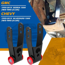 Dynofit 1-2" Adjustable Rear Drop Shackles Kit for 1999-2018 Chevy Silverado 1500/GMC Sierra 1500 Fitment