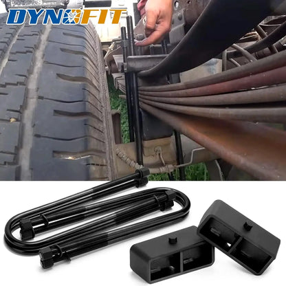 Dynofit 2" Rear Lift Block Kits for 1999-2010 Ford F250 F350 Super Duty 2WD 4WD Installation