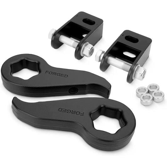 Dynofit 1"-3" Torsion Bar Keys with Shock Extenders Brackets for Chevy Silverado GMC Sierra 4WD