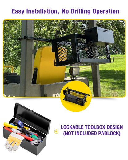 Duty Tractor Tool Box installation: easy to install, different lengths and sizes