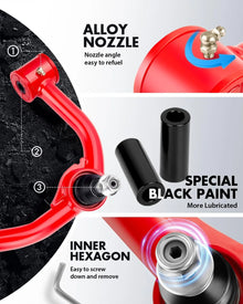 Dynofit 2004–2020 Ford F-150 2–4" Red Upper Control Arms Detail