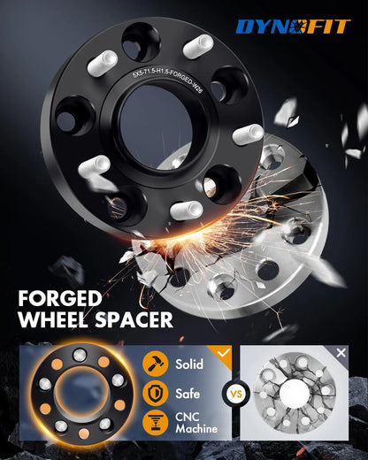 1.5" 5x5 Wheel Spacers for Jeep Wrangler JK Grand Cherokee WJ WK Commander XK HubCentric