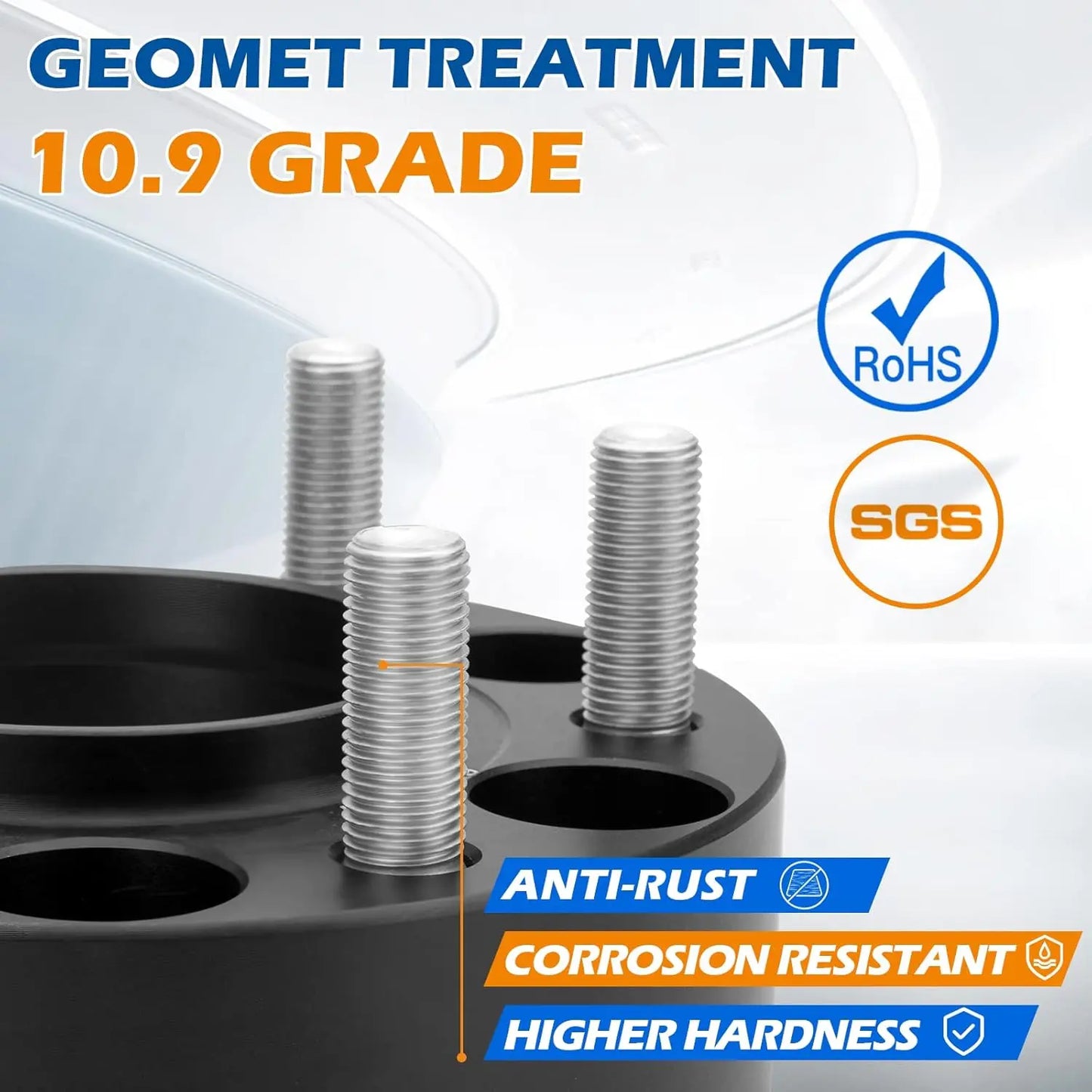 Dynofit 6x135 Hub Wheel Spacers for 2015-2025 Ford F150 Anti-Rush, Corrosion Resistant