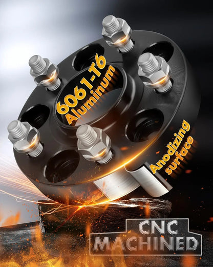 Dynofit 1" Hub Wheel Spacers for Nissan 350Z 370Z Infinit G35 G37 CNC Machined