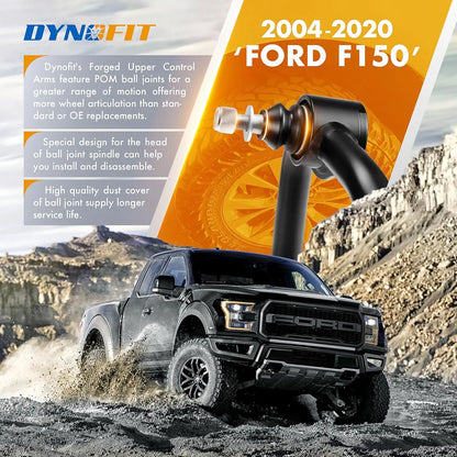 2–4" Upper Control Arms Dynofit Fitment is 2004-2020 Ford F150