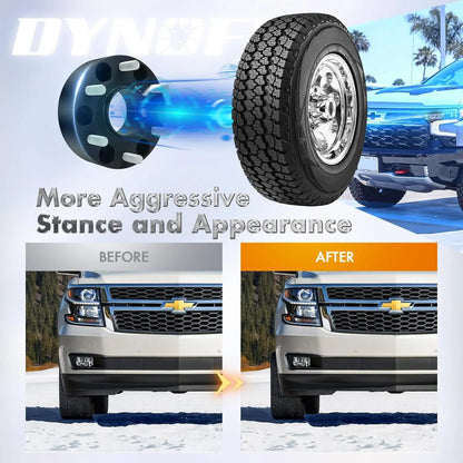 2 inch 6x5.5 Wheel Spacers for Chevy Silverado 1500 GMC Sierra 1500 Yukon XL Avalanche