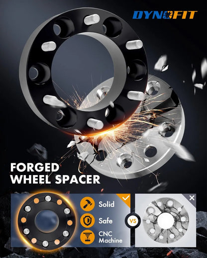 2" 6x5.5 Wheel Spacers for Toyota 4Runner Tacoma FJ Cruiser Isuzu M12x1.5