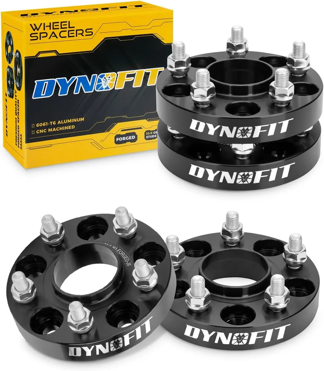 1" 5x4.5 Hubcentric Wheel Spacers for Honda Civic CR-V HR-V Element Crosst M12x1.5 Dynofit