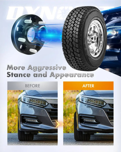 1" 5x4.5 Hubcentric Wheel Spacers for Honda Civic CR-V HR-V Element Crosst M12x1.5