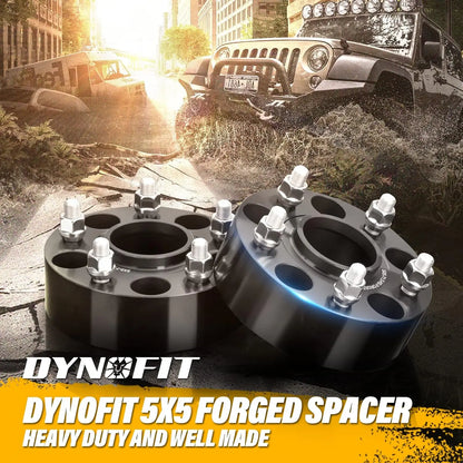 2" 5x127 Wheel Spacers for Jeep Wrangler JK/JKU Grand Cherokee WJ/WK Commander XK Hubcentric