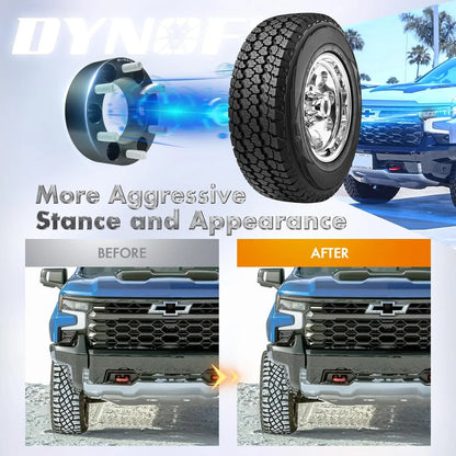 2" 6x5.5 Wheel Spacers for Chevy Silverado 1500 Sierra 1500 Yukon Ram 1500