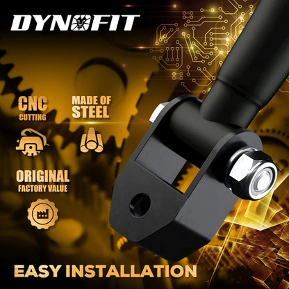 Dynofit 2"-4" Rear Shock Extensions for Chevy Silverado 1500 GMC Sierra 1500 Easy Installation