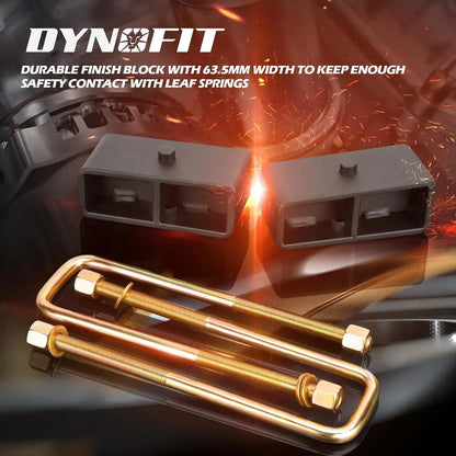 Dynofit 2" Rear Lift Blocks for Toyota Tacoma Tundra 2WD 4WD
