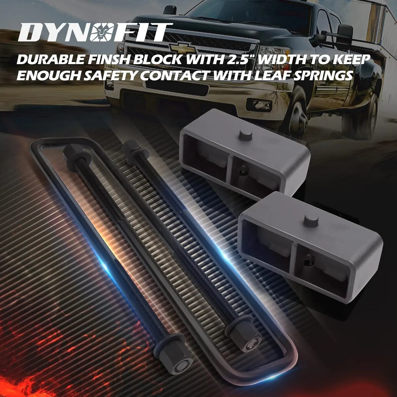 Dynofit 2" Lift Block Kit for 2000-2010 Chevy Silverado GMC Sierra 2WD 4WD