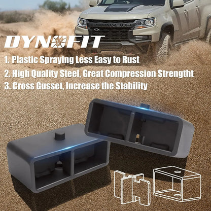 Dynofit 2" Lift Block Kit for 2000-2010 Chevy Silverado GMC Sierra 2WD 4WD