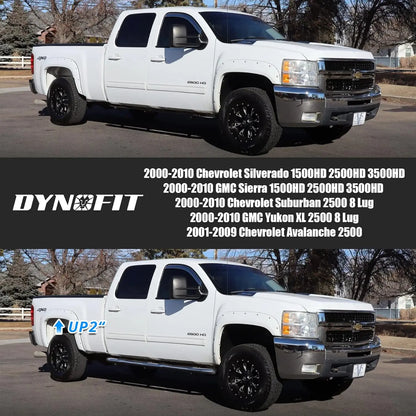 Dynofit 2" Lift Block Kit for 2000-2010 Chevy Silverado GMC Sierra 2WD 4WD Fitment