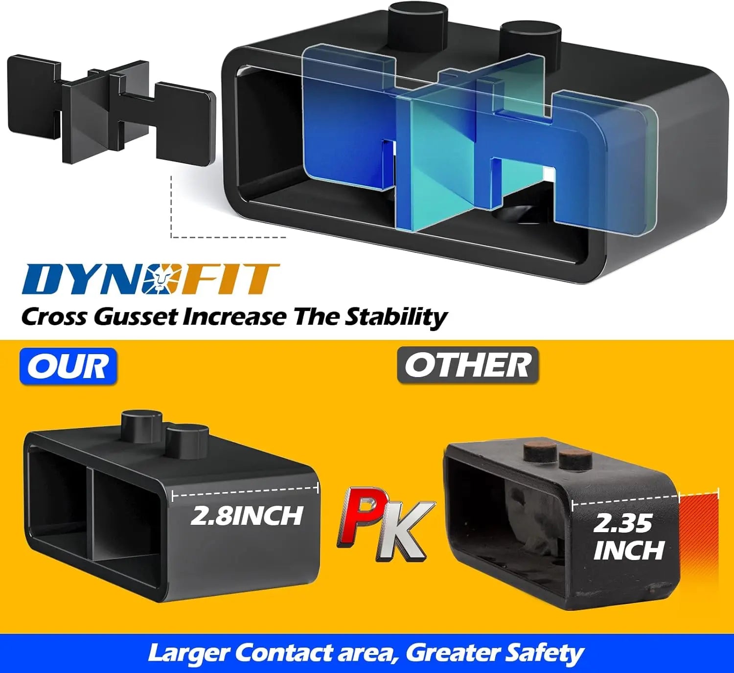 Dynofit 2" Rear Lift Blocks for 2004-2020 Ford F150 2WD 4WD VS Other