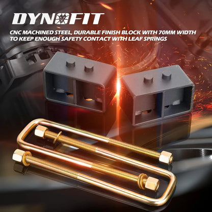 Dynofit 3" Rear Lift Blocks for 2004-2020 Ford F150 2WD 4WD