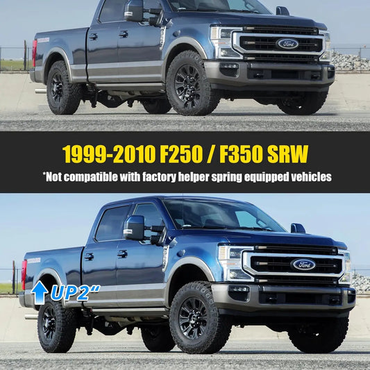 Dynofit 2" Rear Lift Block Kits for 1999-2010 Ford F250 F350 Super Duty 2WD 4WD Fitment