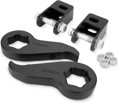 Dynofit 1"-3" Torsion Bar Keys with Shock Extenders Brackets for Chevy Silverado GMC Sierra 4WD