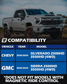 Dynofit 1"-3" Torsion Bar Keys with Shock Extenders Brackets for Chevy Silverado GMC Sierra 4WD Fitment