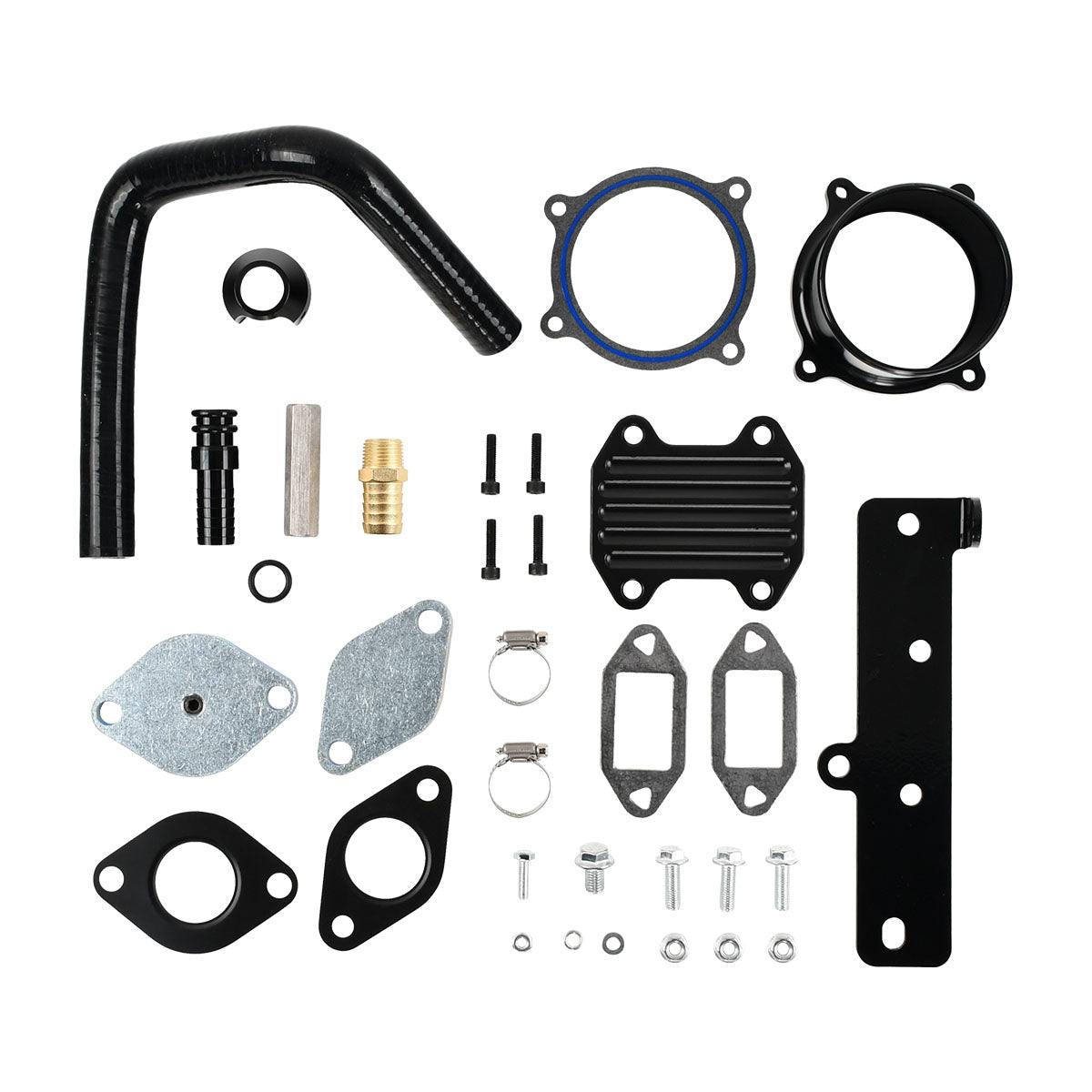 EGR Delete Kit with EGR Plate Cooler & Throttle Valve Delete for 2013–2018 Dodge Ram 6.7L Cummins Diesel