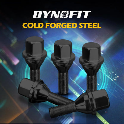 Dynofit 20pcs M12x1.25 OEM Wheel Lug Bolts for Jeep Compass Dodge Dart