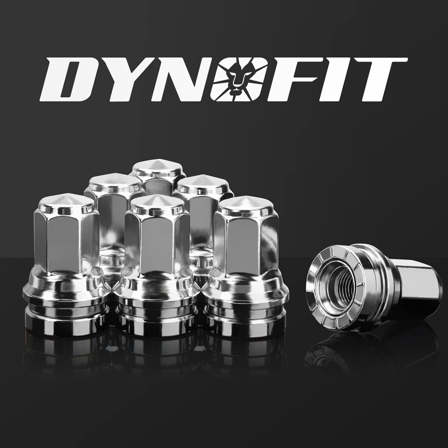 Dynofit M14×1.5 OEM Lug Nuts for 2017-2022 Ford F250 F350