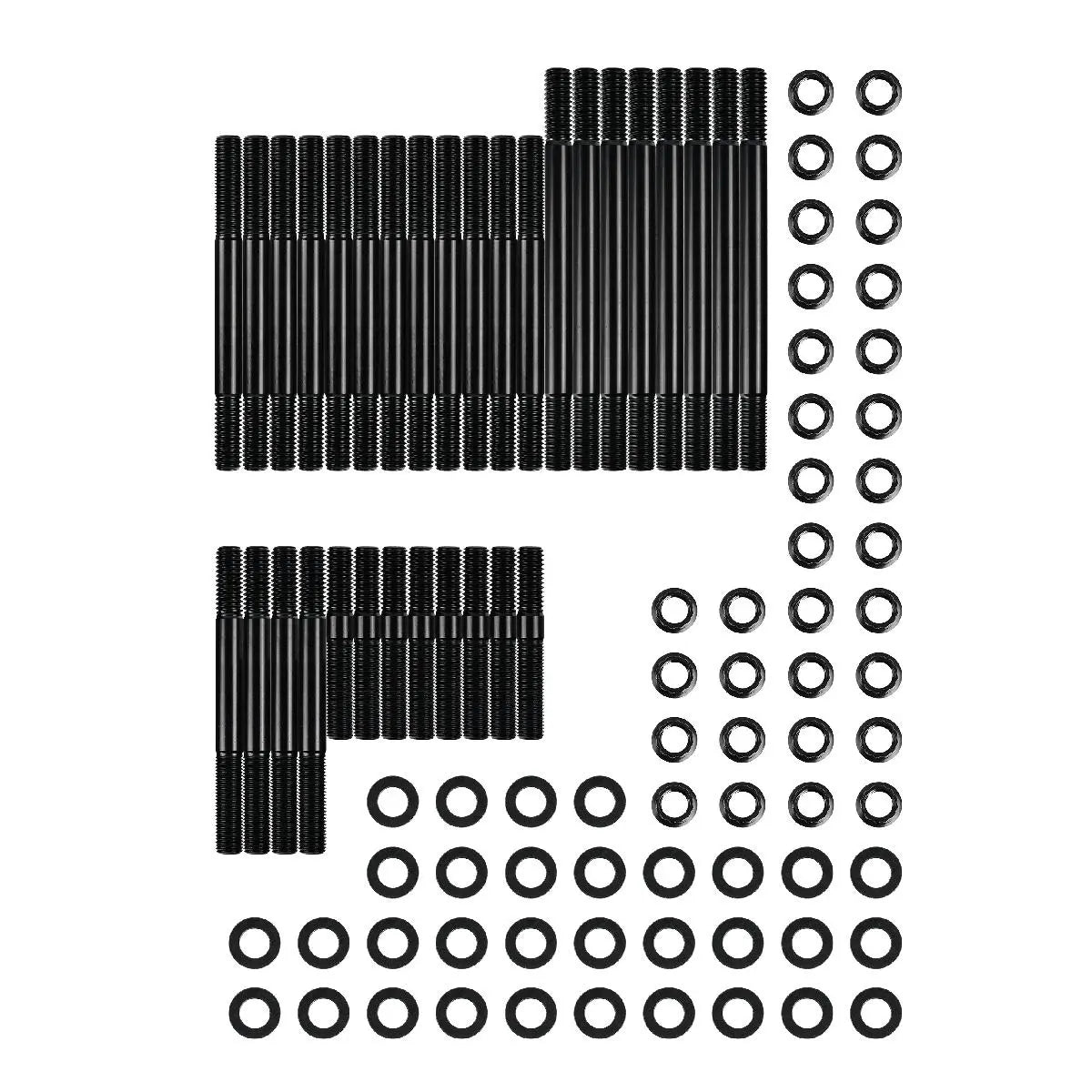 Dynofit BBC 396-454 Head Stud Kit Chevy Big Block Mark IV/V/VI 1966-2000 12-Point Nuts and Washers