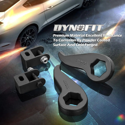 Dynofit 1-3" Torsion Keys with Shock Extenders for 2011-2019 Chevy Silverado GMC Sierra 2500/3500HD