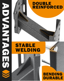 Dynofit Trailer Spare Tire Carrier for 4-, 5- & 6-Lug Wheels
