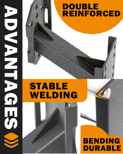 Dynofit Trailer Spare Tire Carrier for 4-, 5- & 6-Lug Wheels