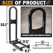 Dynofit Golf Cart Rear Seat Grab Bar, 30 mm Tubing, for 2+2 / 4+2 Carts